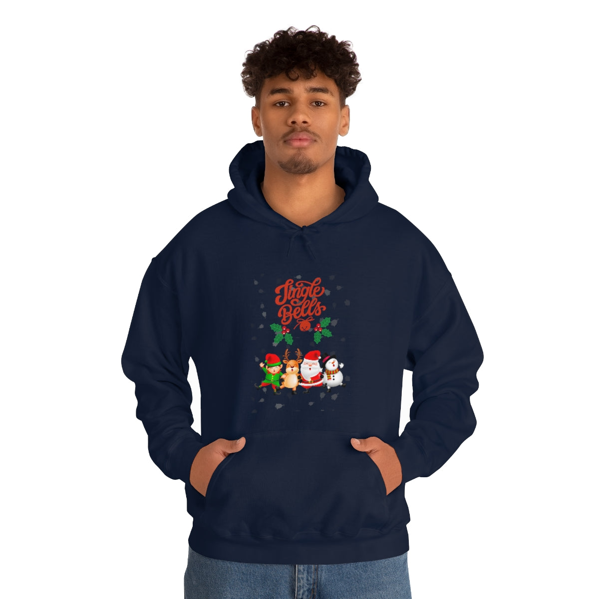 Jingle Bells Unisex Heavy Blend™ Hooded Sweatshirt