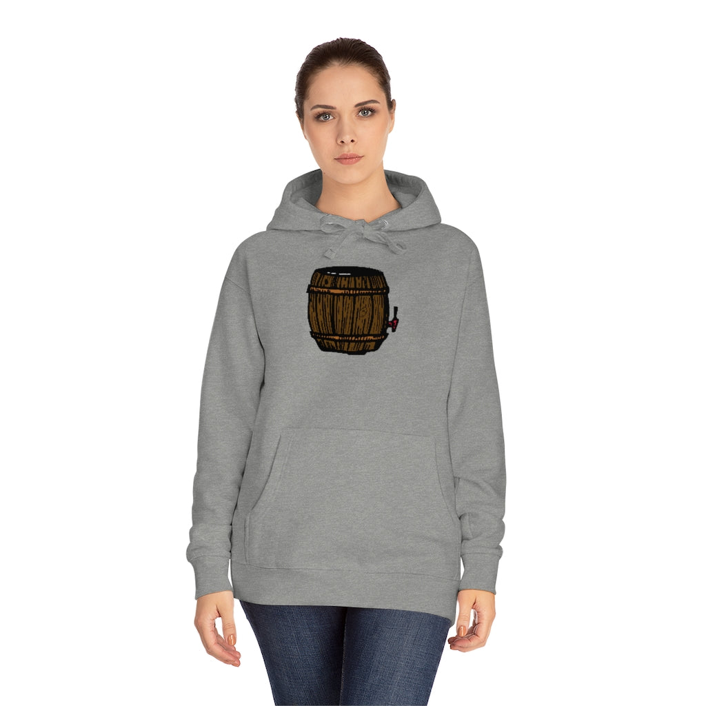 Beer Keg Unisex Fleece Hoodie