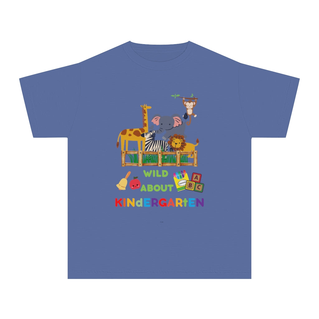 Wild About Kindergarten Youth Midweight Tee