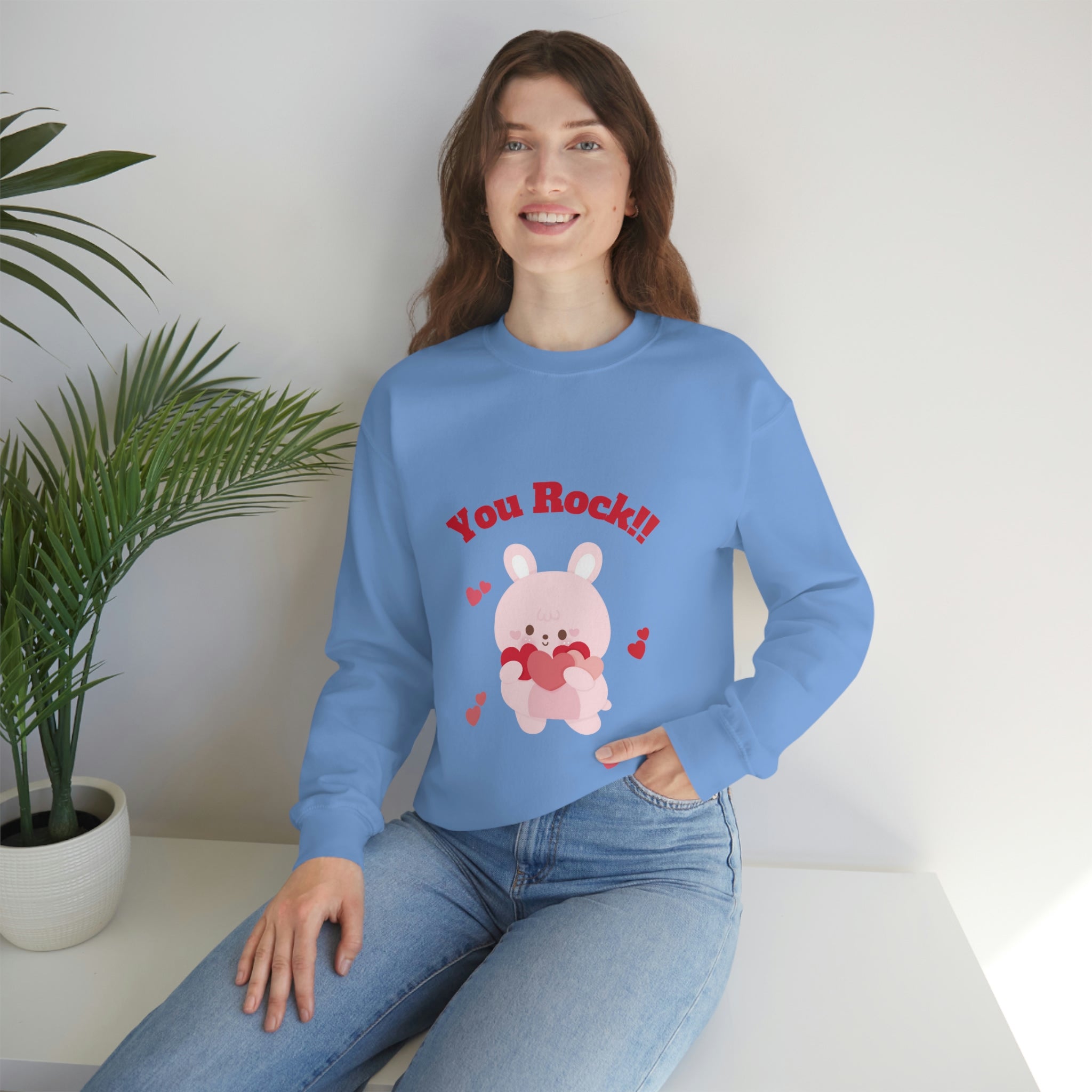 You Rock Unisex Heavy Blend™ Crewneck Sweatshirt