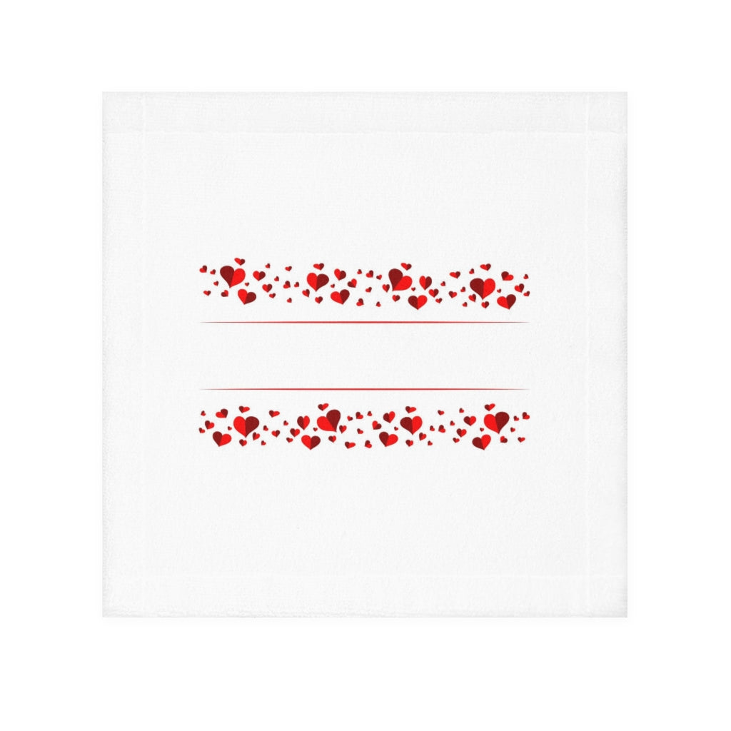 Happy Valentine's Day Face Towel