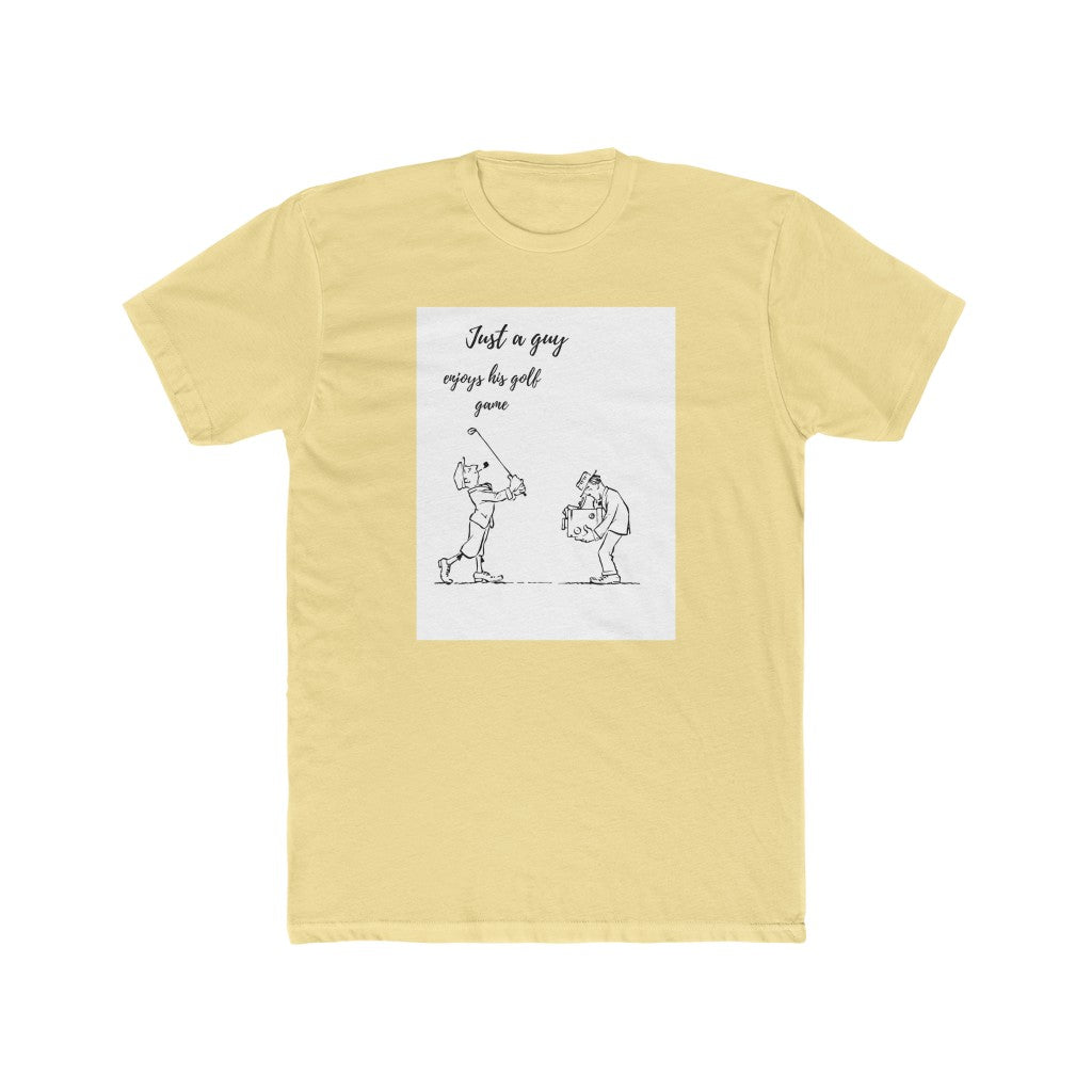 Golfer Men's Cotton Crew Tee