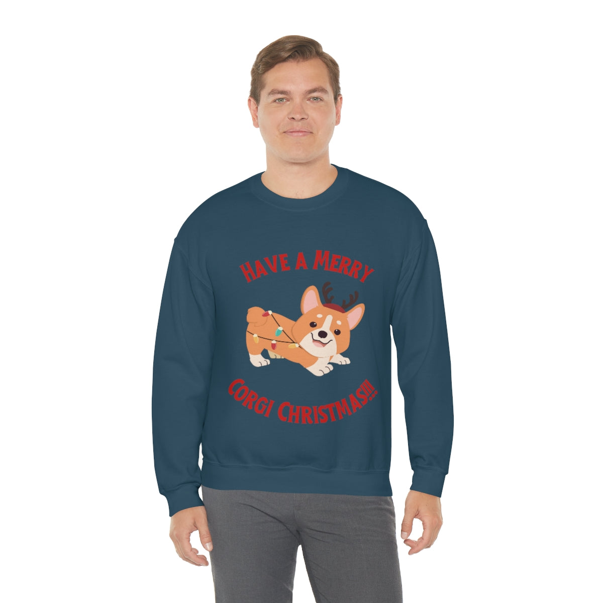 Have A Merry Corgi Christmas Unisex Heavy Blend™ Crewneck Sweatshirt