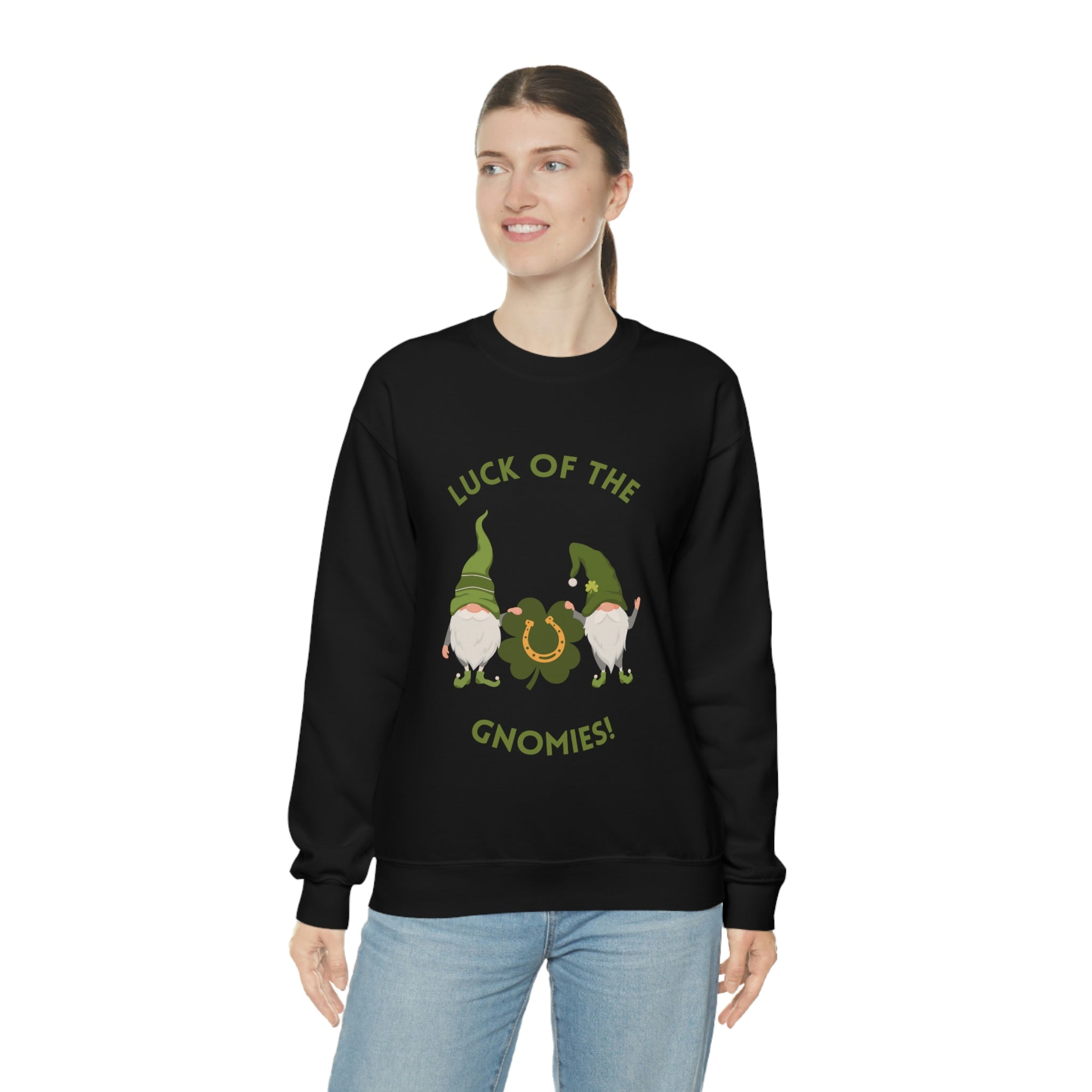 The Luck Of The Gnomies! Unisex Heavy Blend™ Crewneck Sweatshirt