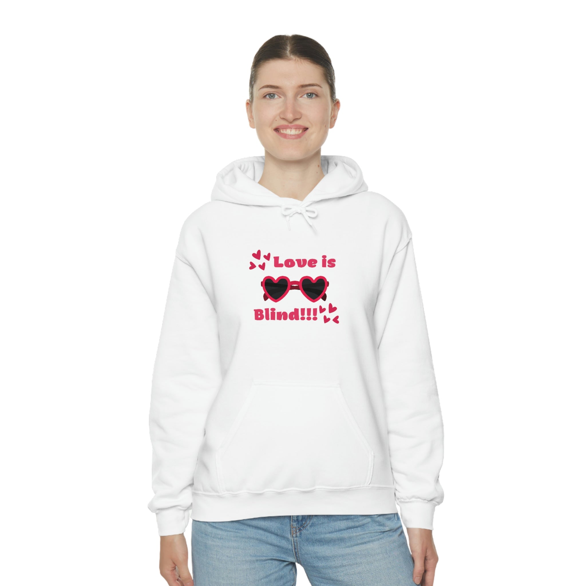 Love Is Blind!!! Unisex Heavy Blend™ Hooded Sweatshirt