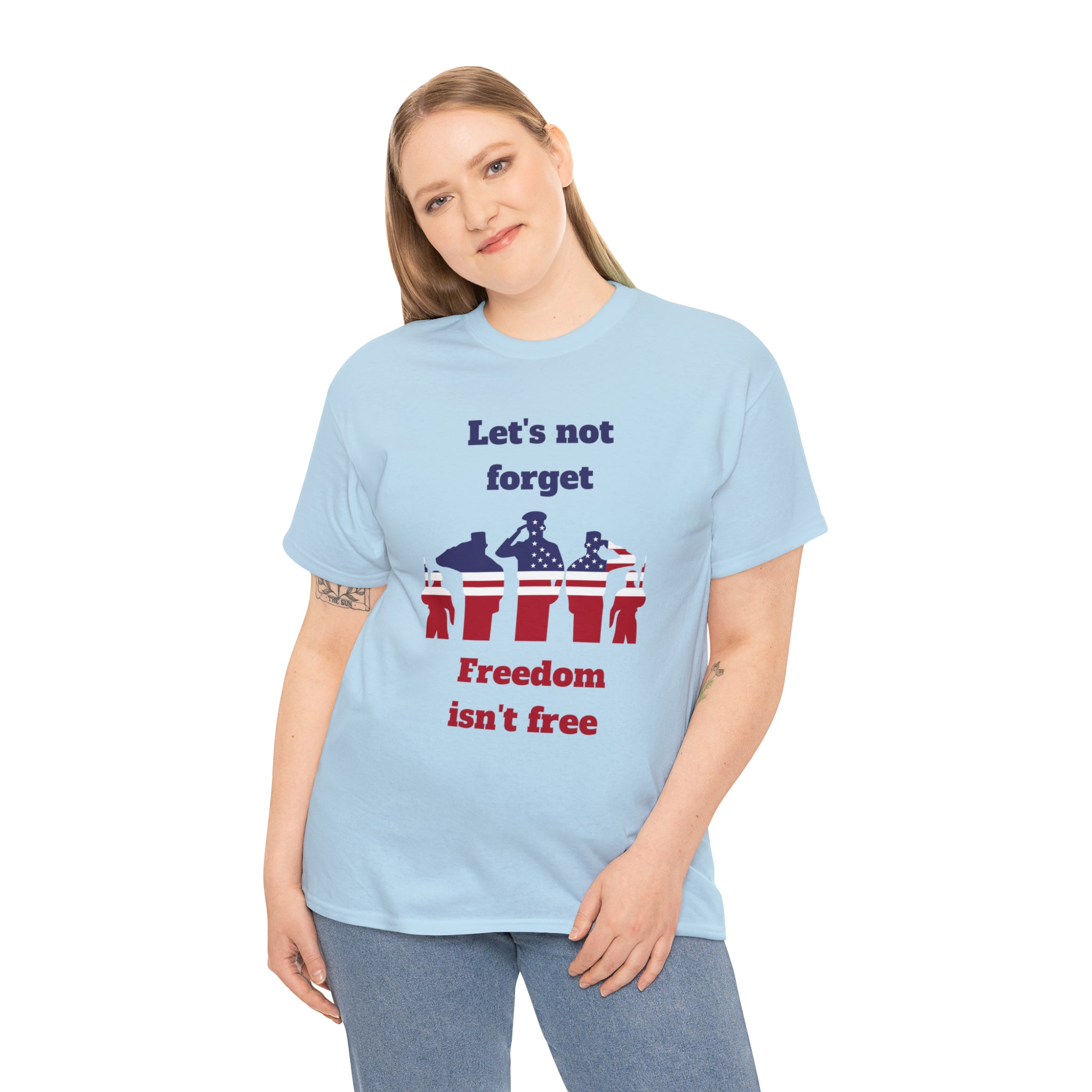 Memorial Day Freedom Is Not Free Unisex Heavy Cotton Tee