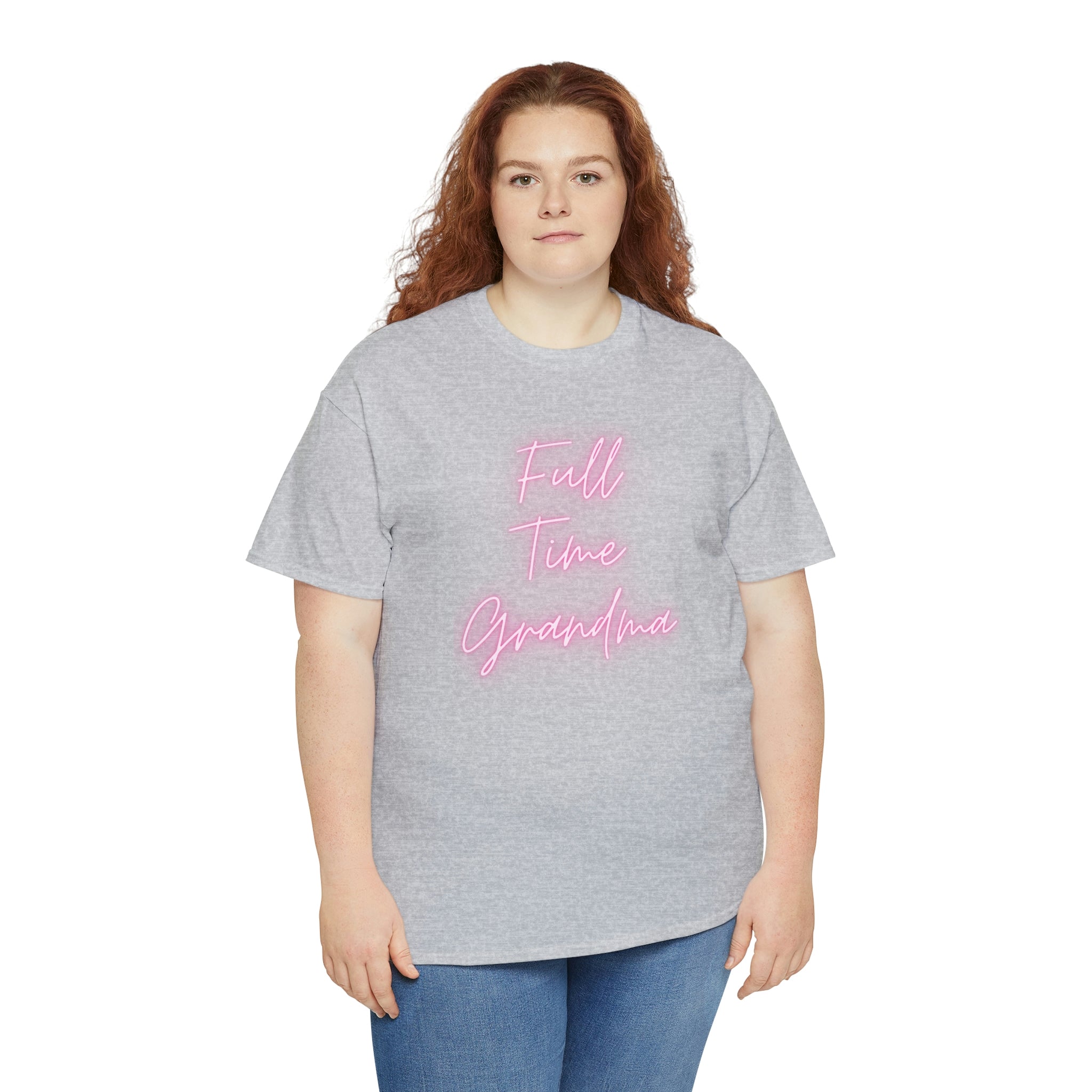 Full Time Grandma Unisex Heavy Cotton Tee