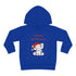 Cute Christmas Elephant Toddler Pullover Fleece Hoodie