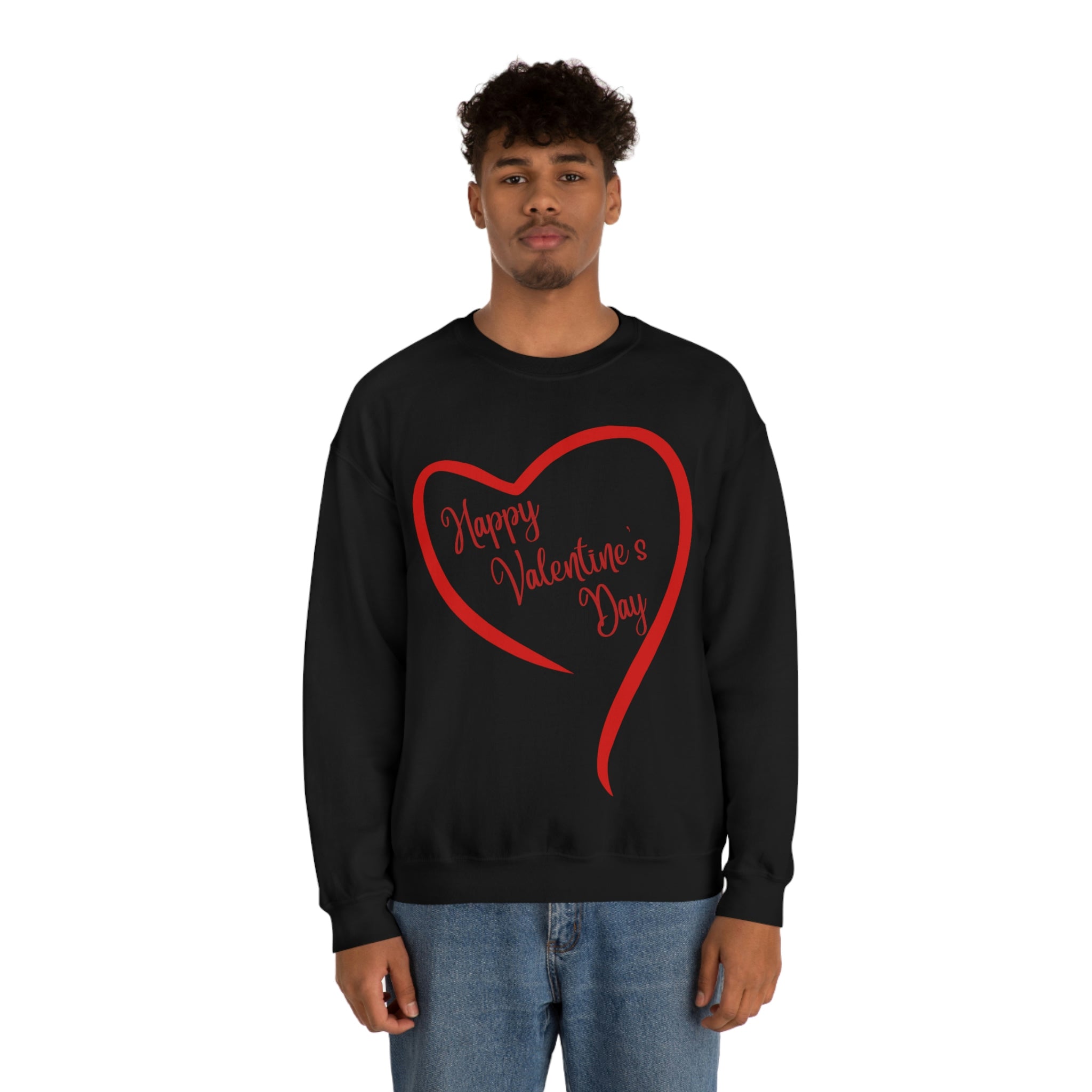 Happy Valentine's Day Unisex Heavy Blend™ Crewneck Sweatshirt