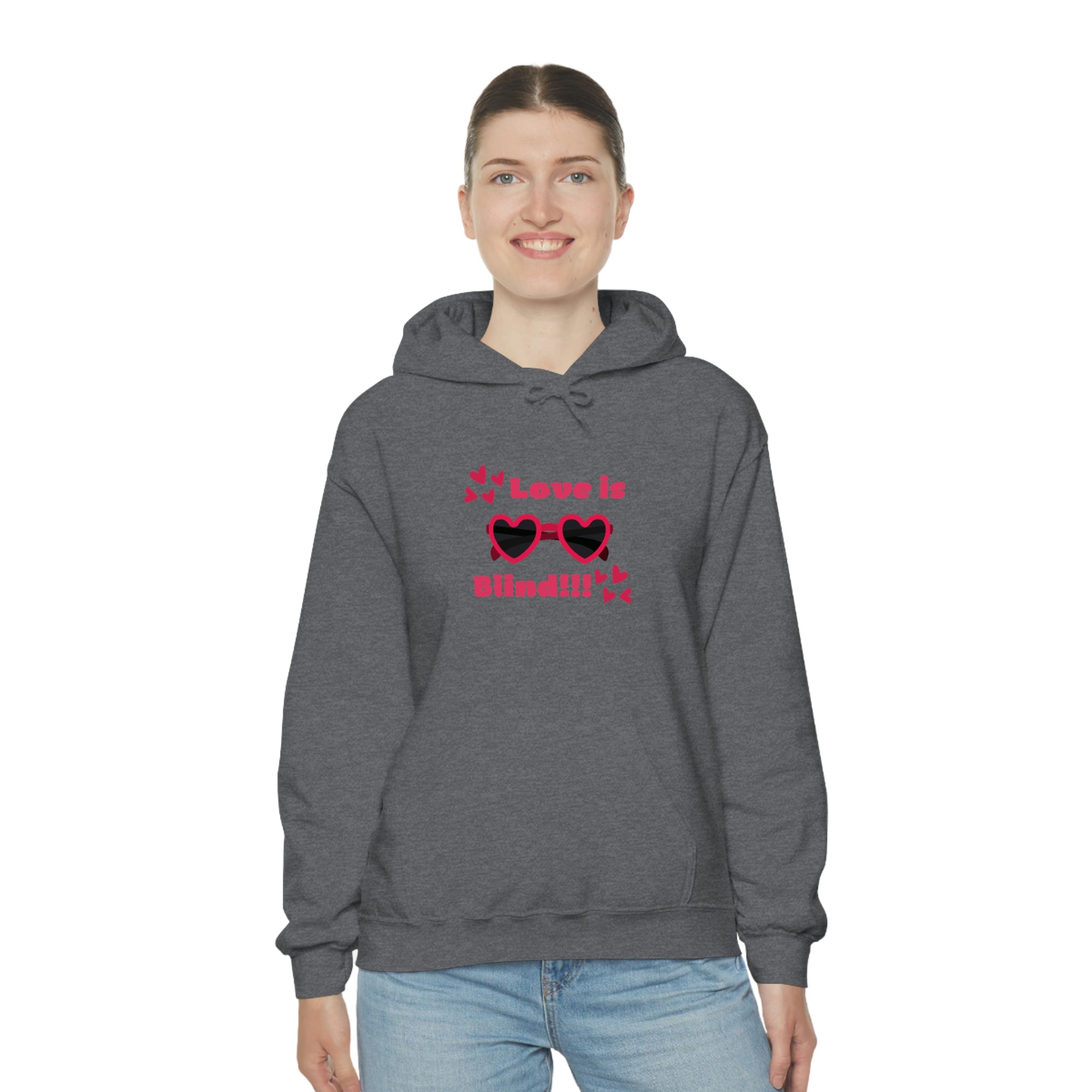 Love Is Blind!!! Unisex Heavy Blend™ Hooded Sweatshirt