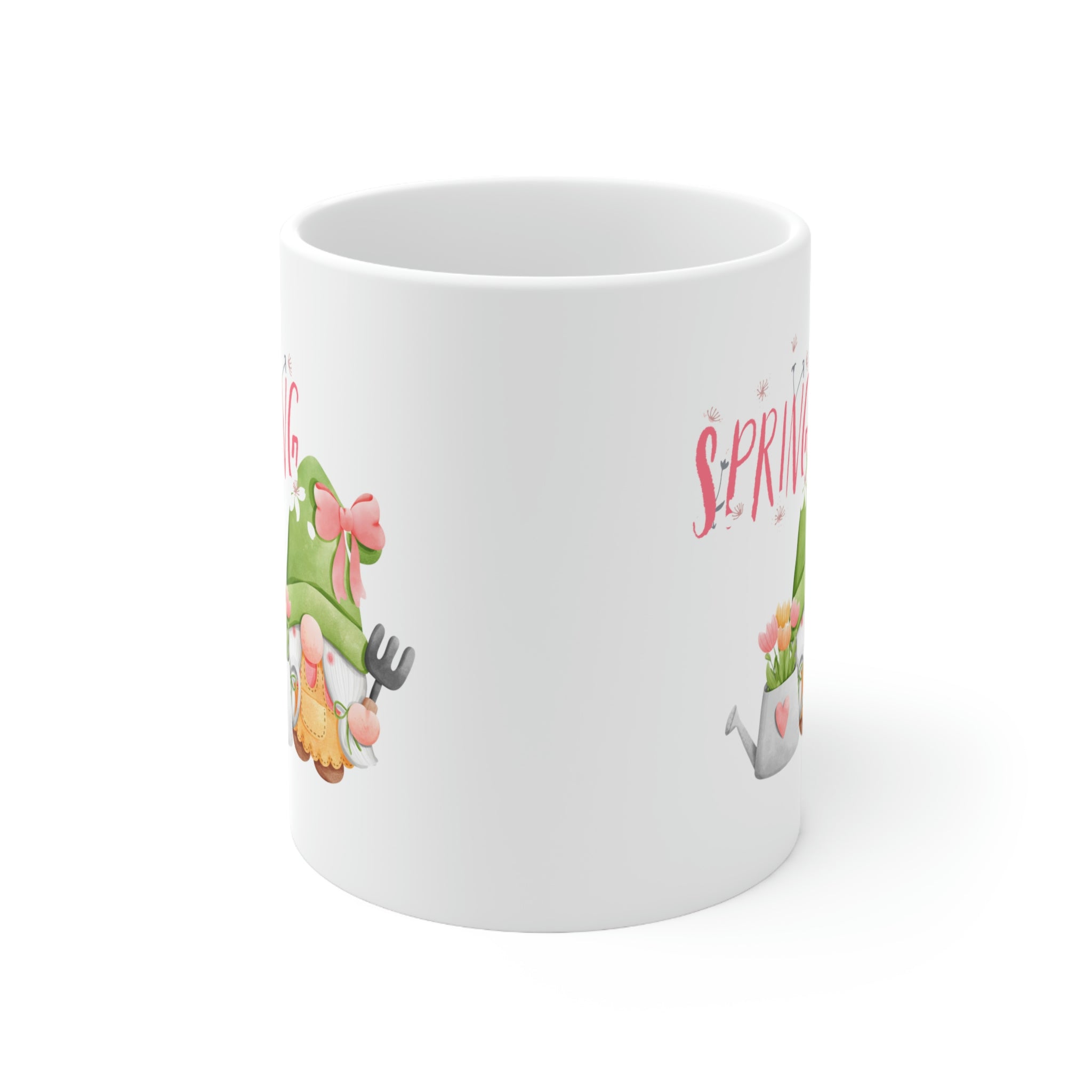 Gnome Happy Spring Ceramic Mug 11oz