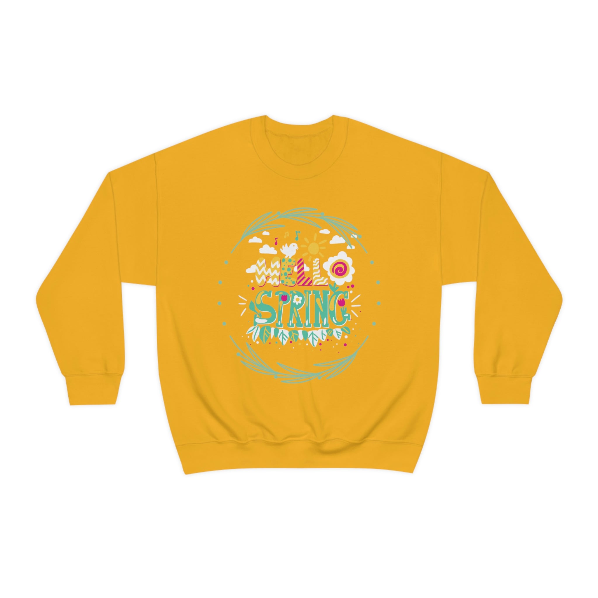 Hello Spring Unisex Heavy Blend™ Crewneck Sweatshirt