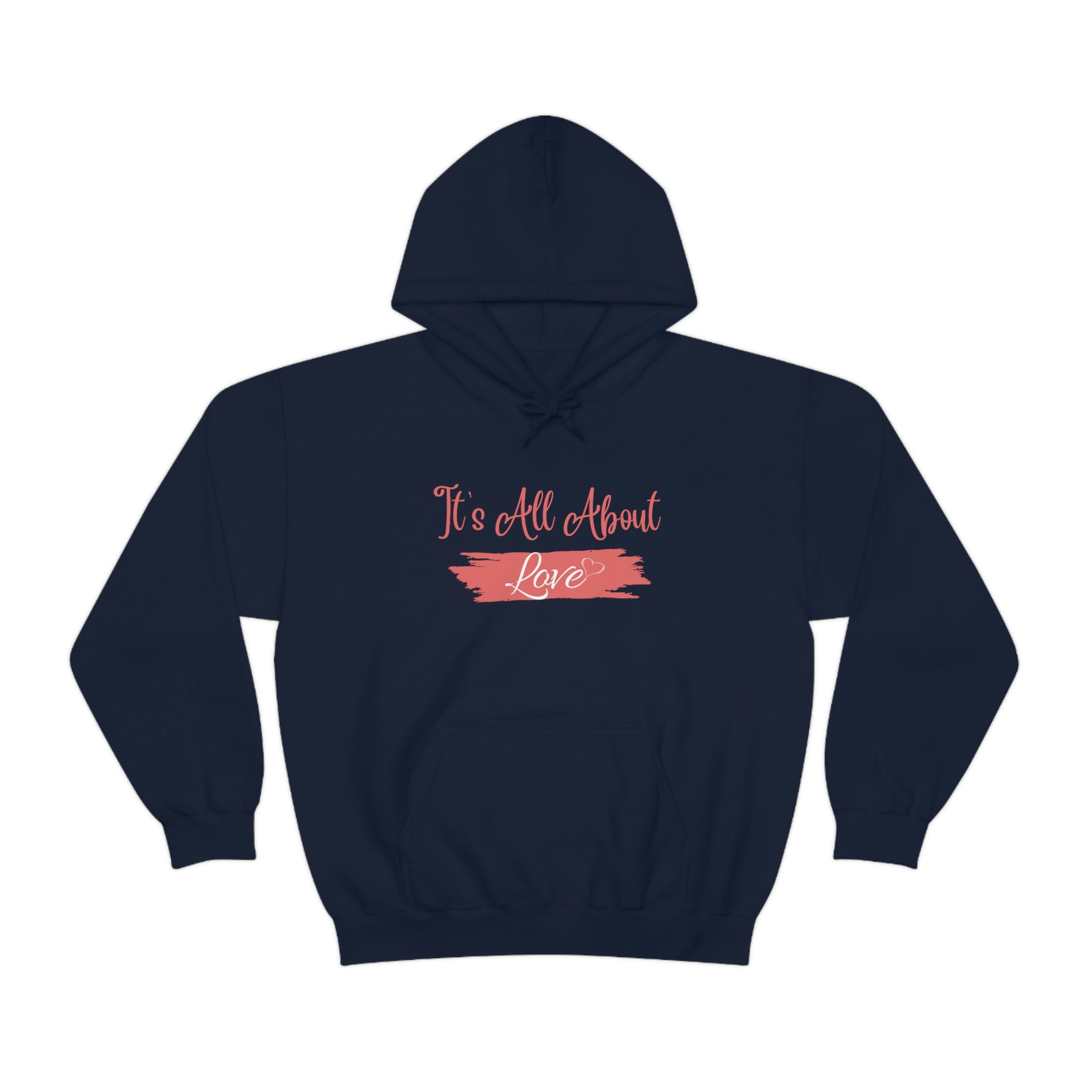 It's All About Love Unisex Heavy Blend™ Hooded Sweatshirt