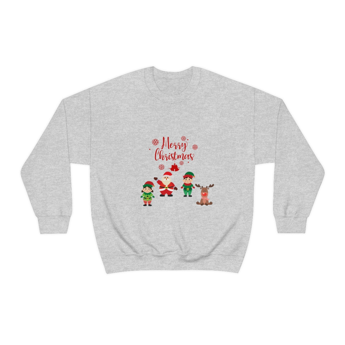 Merry Christmas From Santa & Helpers Unisex Heavy Blend™ Crewneck Sweatshirt