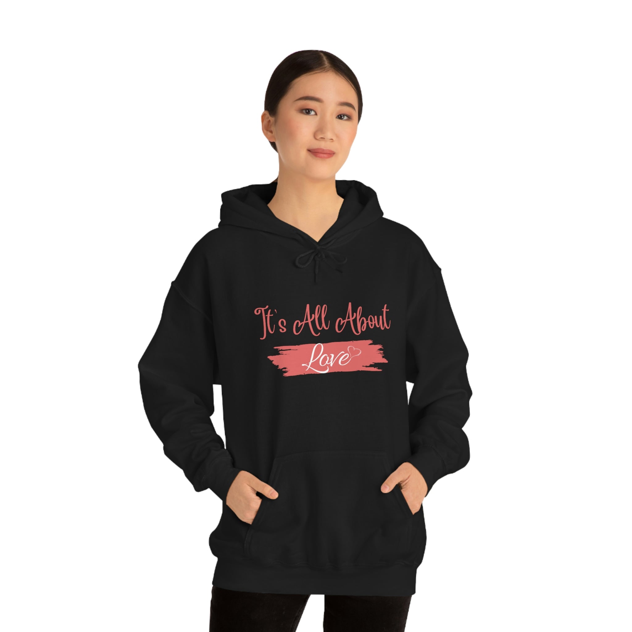 It's All About Love Unisex Heavy Blend™ Hooded Sweatshirt