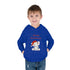Cute Christmas Elephant Toddler Pullover Fleece Hoodie
