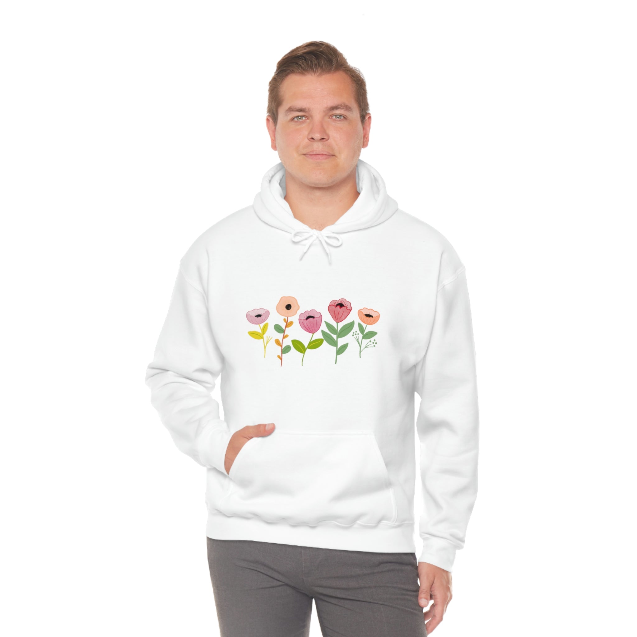 Spring Flowers Unisex Heavy Blend™ Hooded Sweatshirt