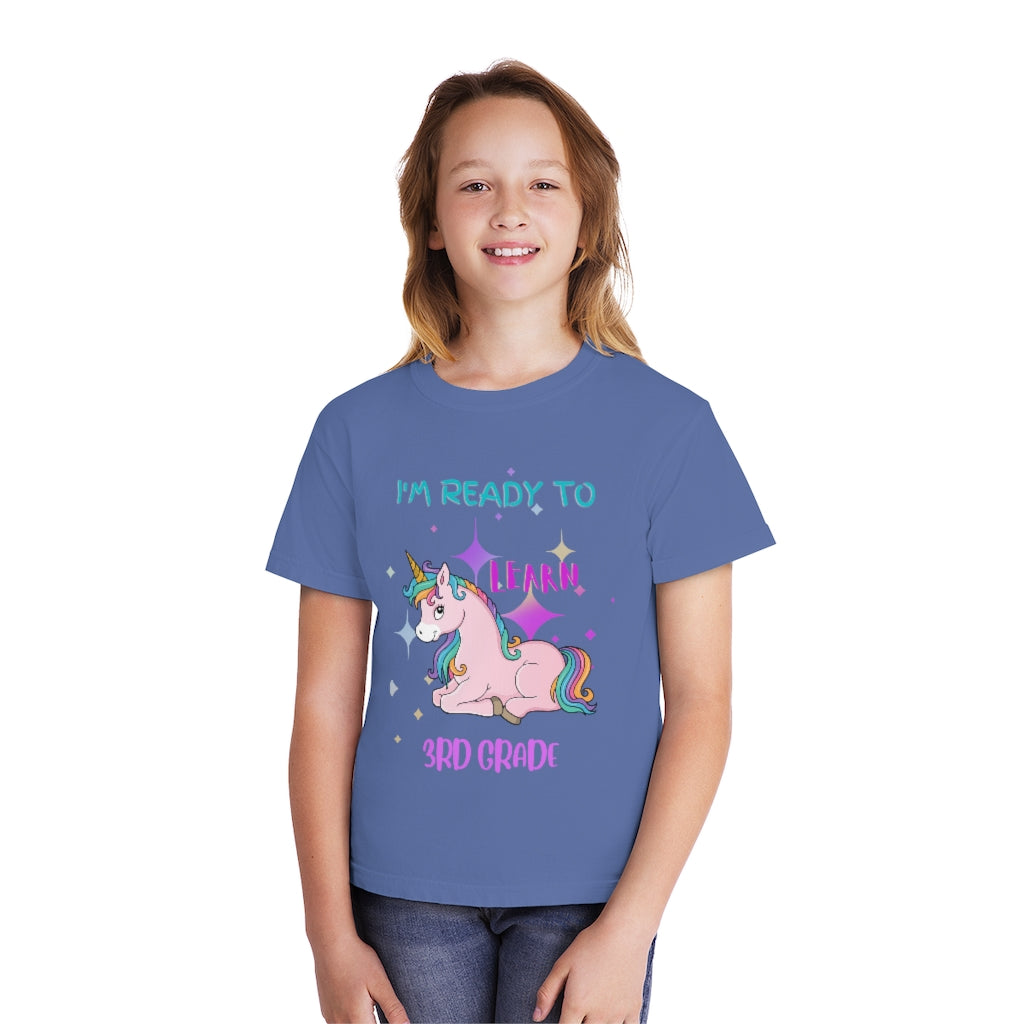 I'm Ready to Learn 3rd Grade Youth Midweight Tee