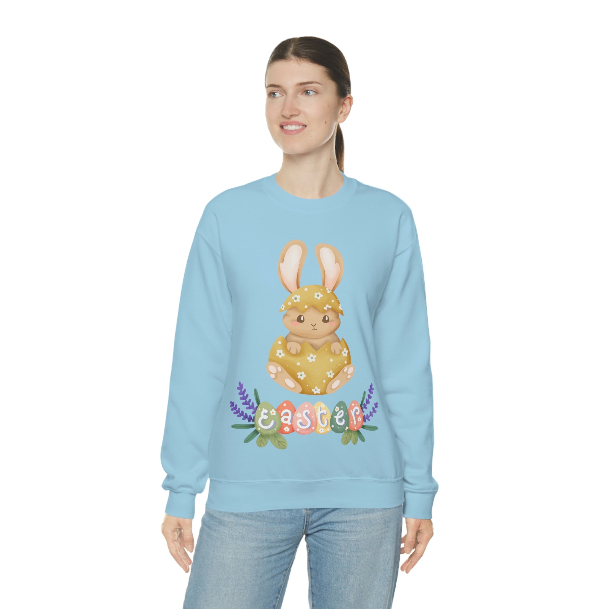 Easter Hunt Is On Unisex Heavy Blend™ Crewneck Sweatshirt