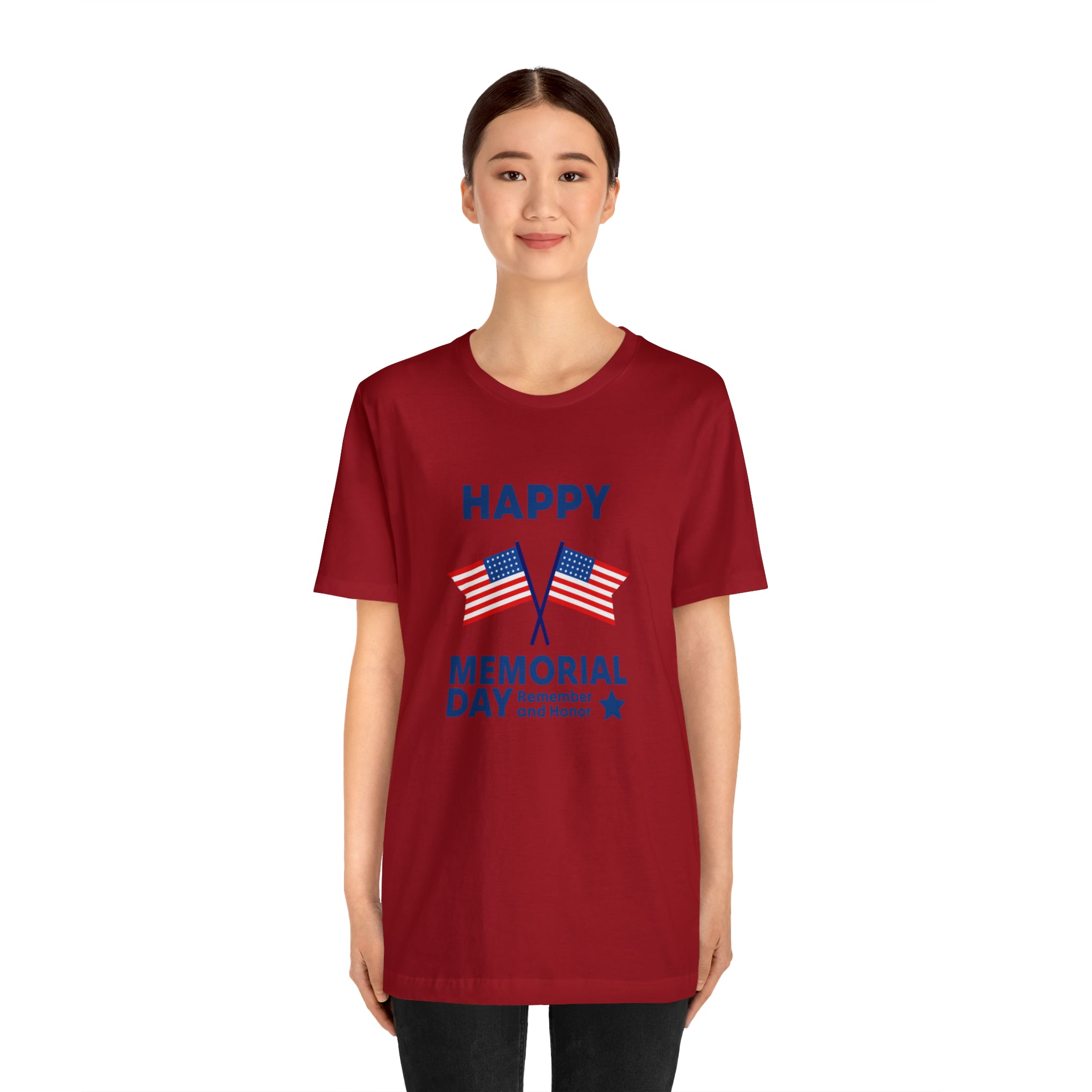 Happy Memorial Day Unisex Jersey Short Sleeve Tee