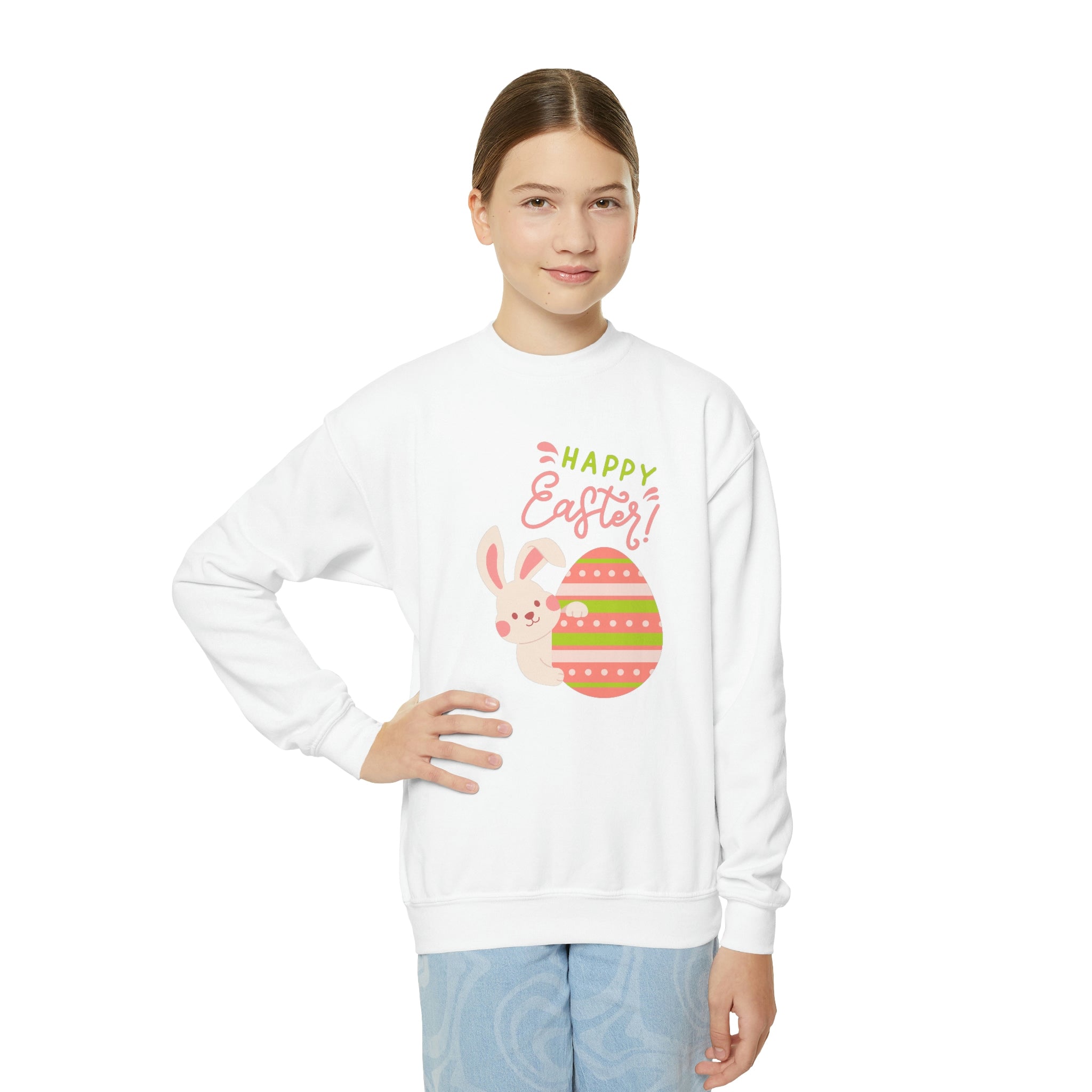 Easter Egg Youth Crewneck Sweatshirt