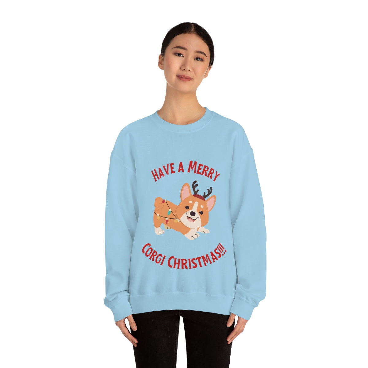 Have A Merry Corgi Christmas Unisex Heavy Blend™ Crewneck Sweatshirt