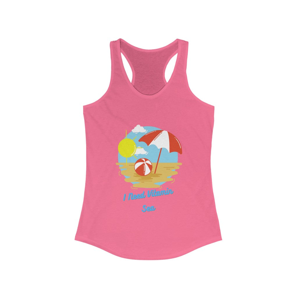 I Need Vitamin Sea Women's Ideal Racerback Tank