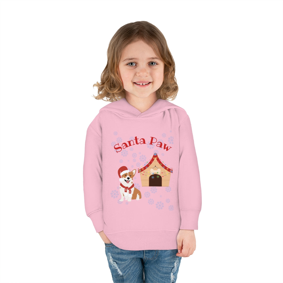 Santa Paw Toddler Pullover Fleece Hoodie