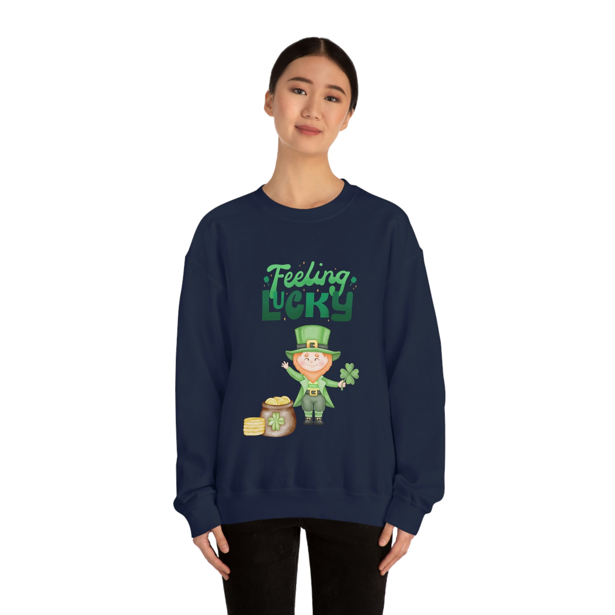 Feeling Lucky Unisex Heavy Blend™ Crewneck Sweatshirt