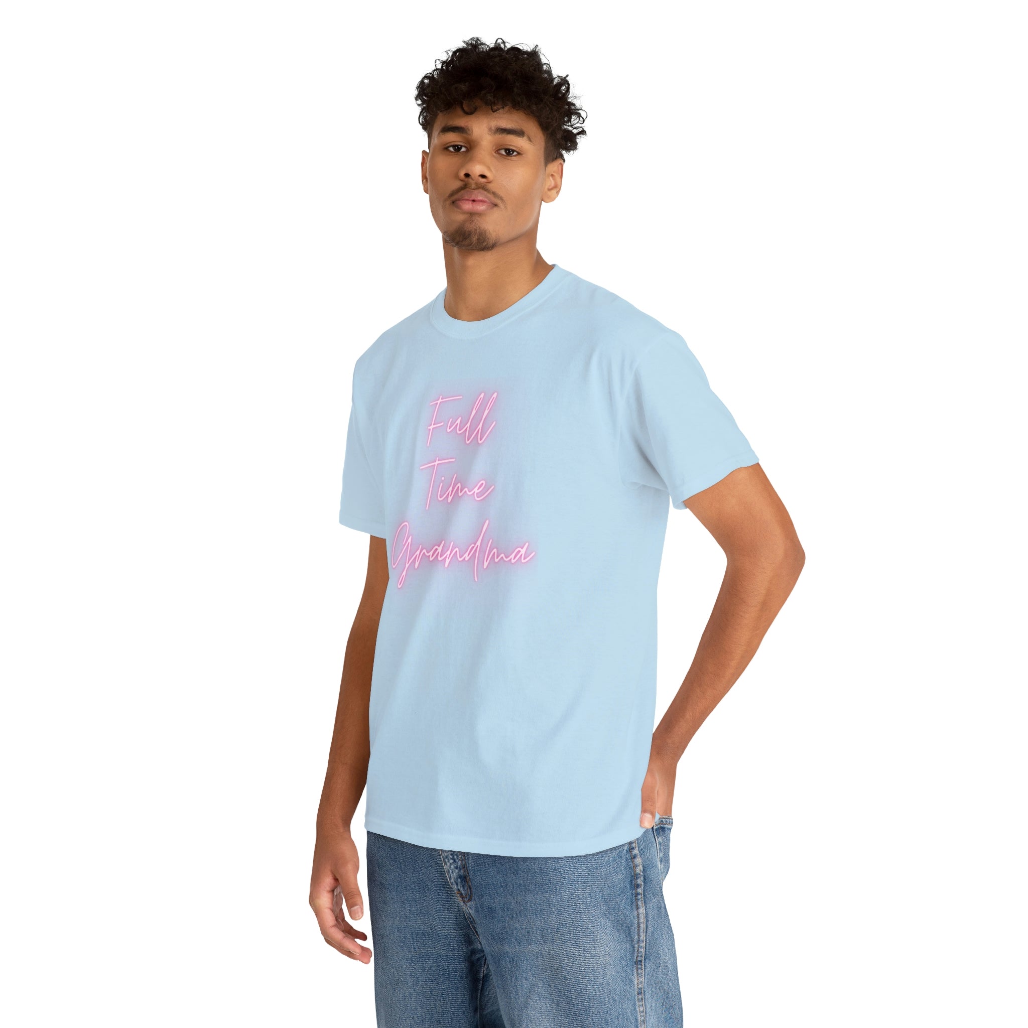 Full Time Grandma Unisex Heavy Cotton Tee