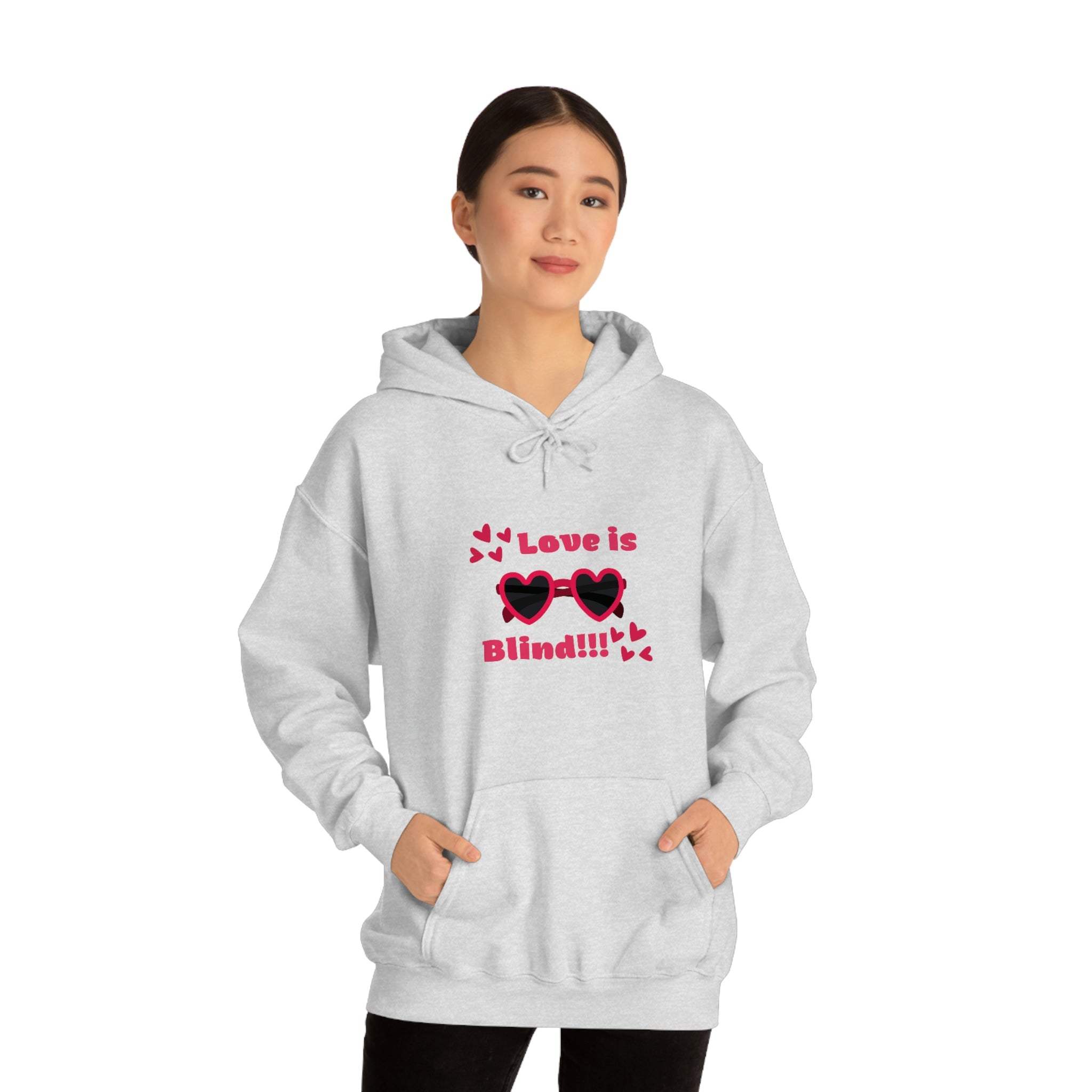 Love Is Blind!!! Unisex Heavy Blend™ Hooded Sweatshirt