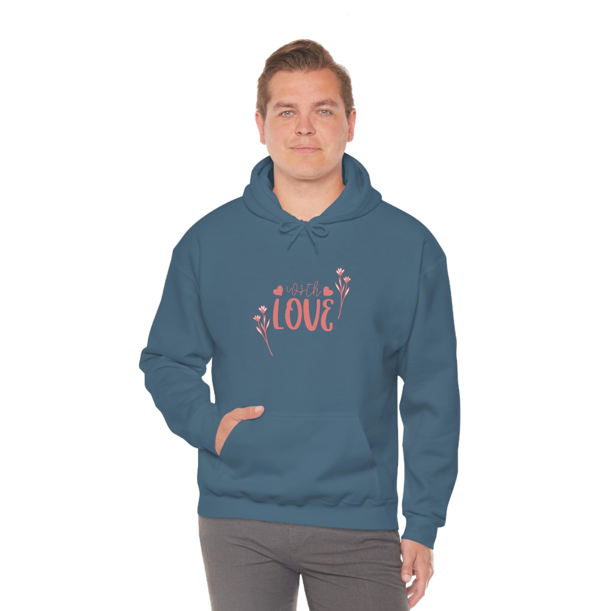 With Love Unisex Heavy Blend™ Hooded Sweatshirt