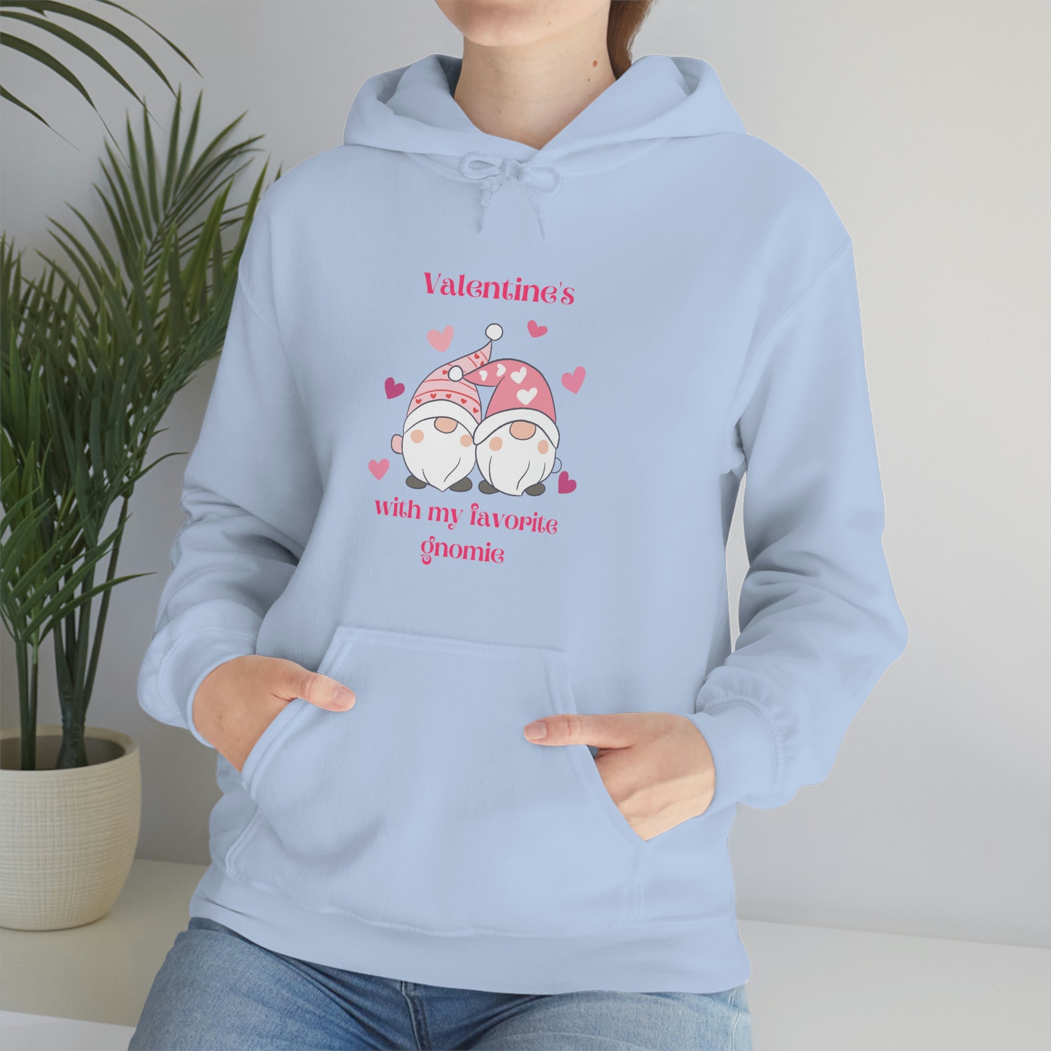 Valentine's With My Favorite Gnomie Unisex Heavy Blend™ Hooded Sweatshirt