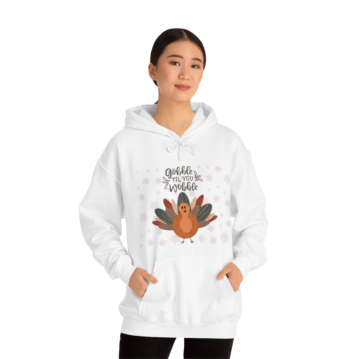 Gobble Til You Wobble Unisex Heavy Blend™ Hooded Sweatshirt