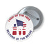 Memorial Day Land Of The Brave Pin Buttons