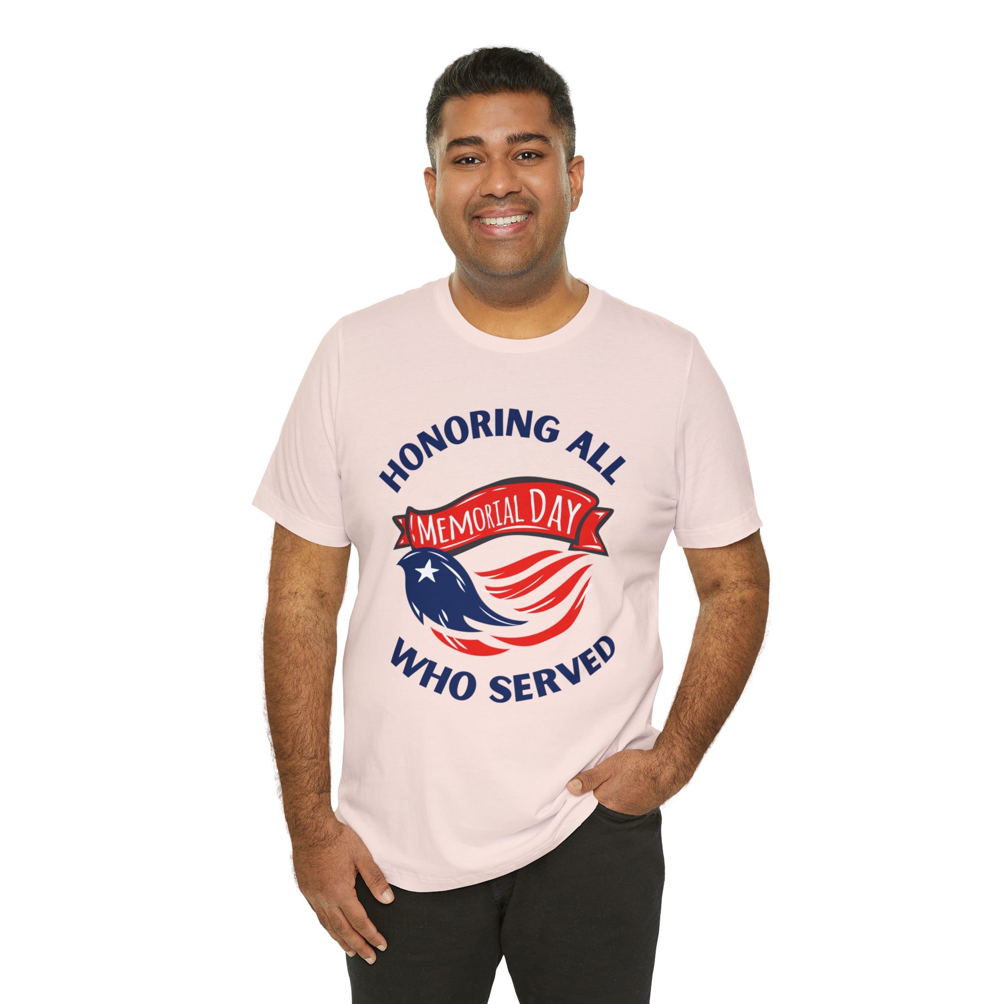 Memorial Day Honoring All Who Served Unisex Jersey Short Sleeve Tee