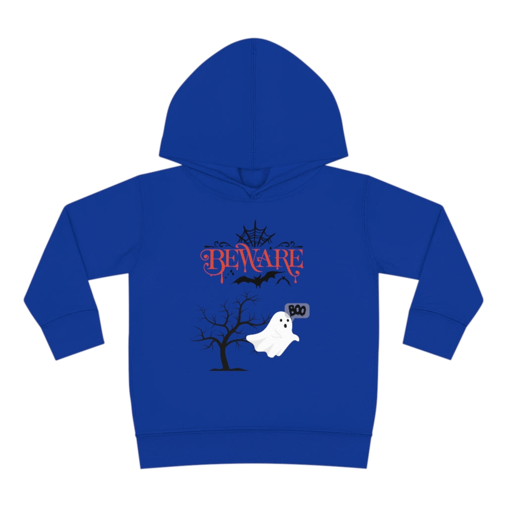 Beware Boo Toddler Pullover Fleece Hoodie