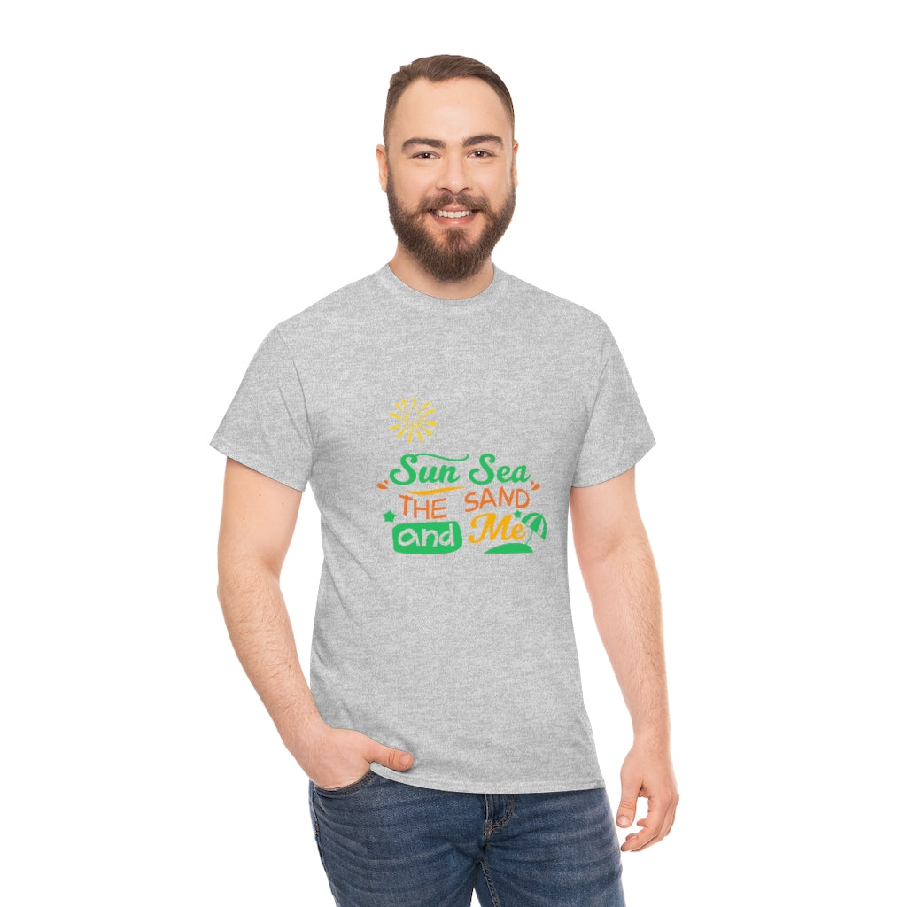 Sun Sea The Sand and Me Unisex Heavy Cotton Tee