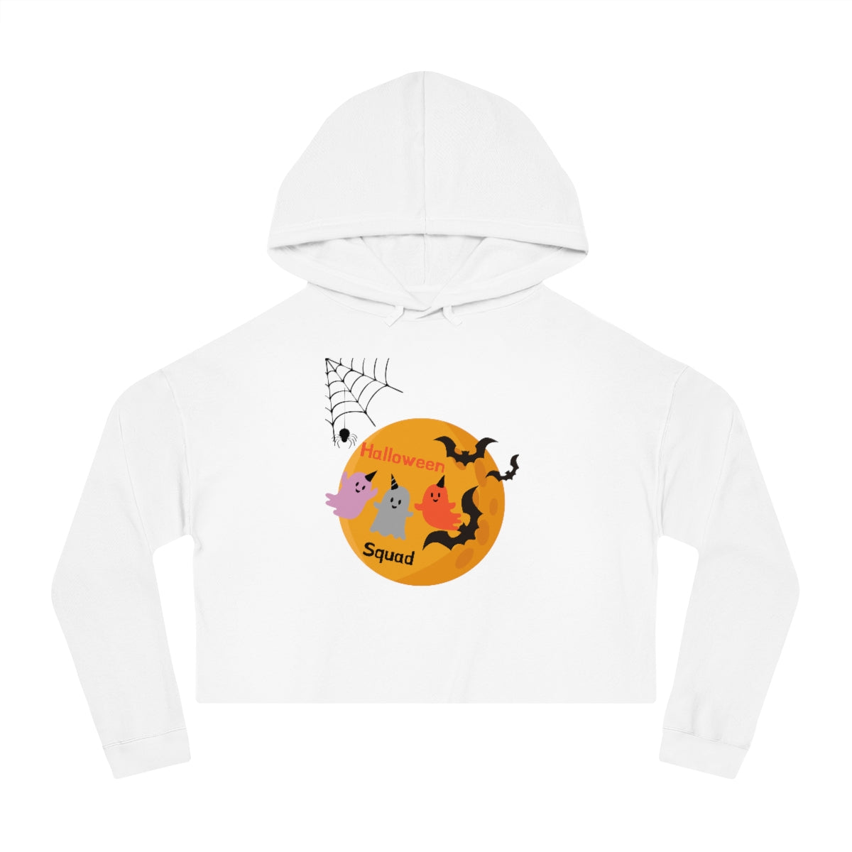 Halloween Squad Women’s Cropped Hooded Sweatshirt