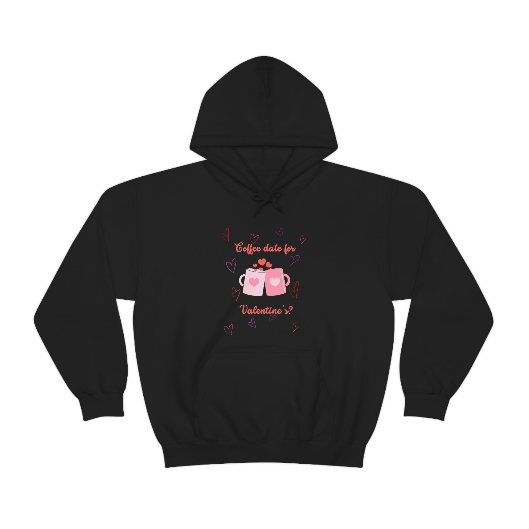 Coffee Date For Valentine's Unisex Heavy Blend™ Hooded Sweatshirt