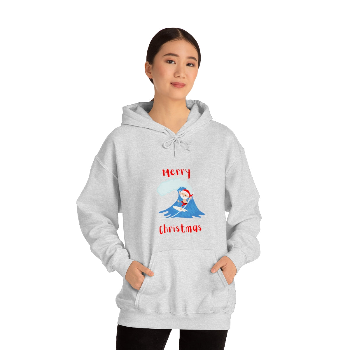 Surfing Santa Unisex Heavy Blend™ Hooded Sweatshirt