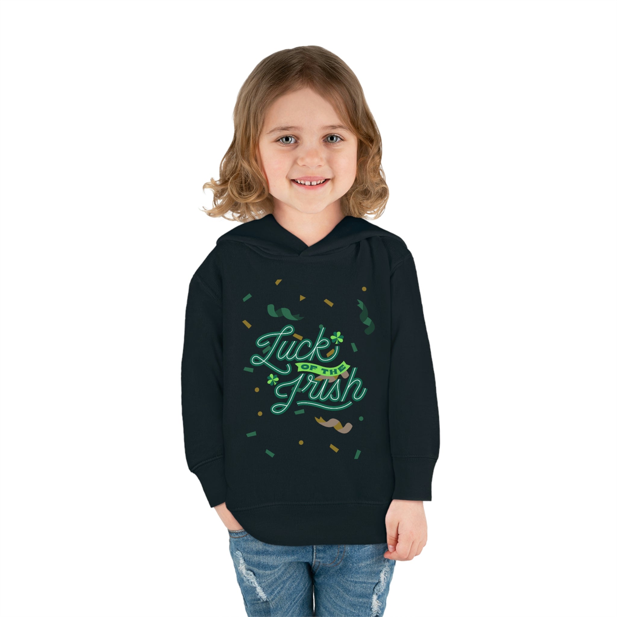 Luck Of The Irish Toddler Pullover Fleece Hoodie