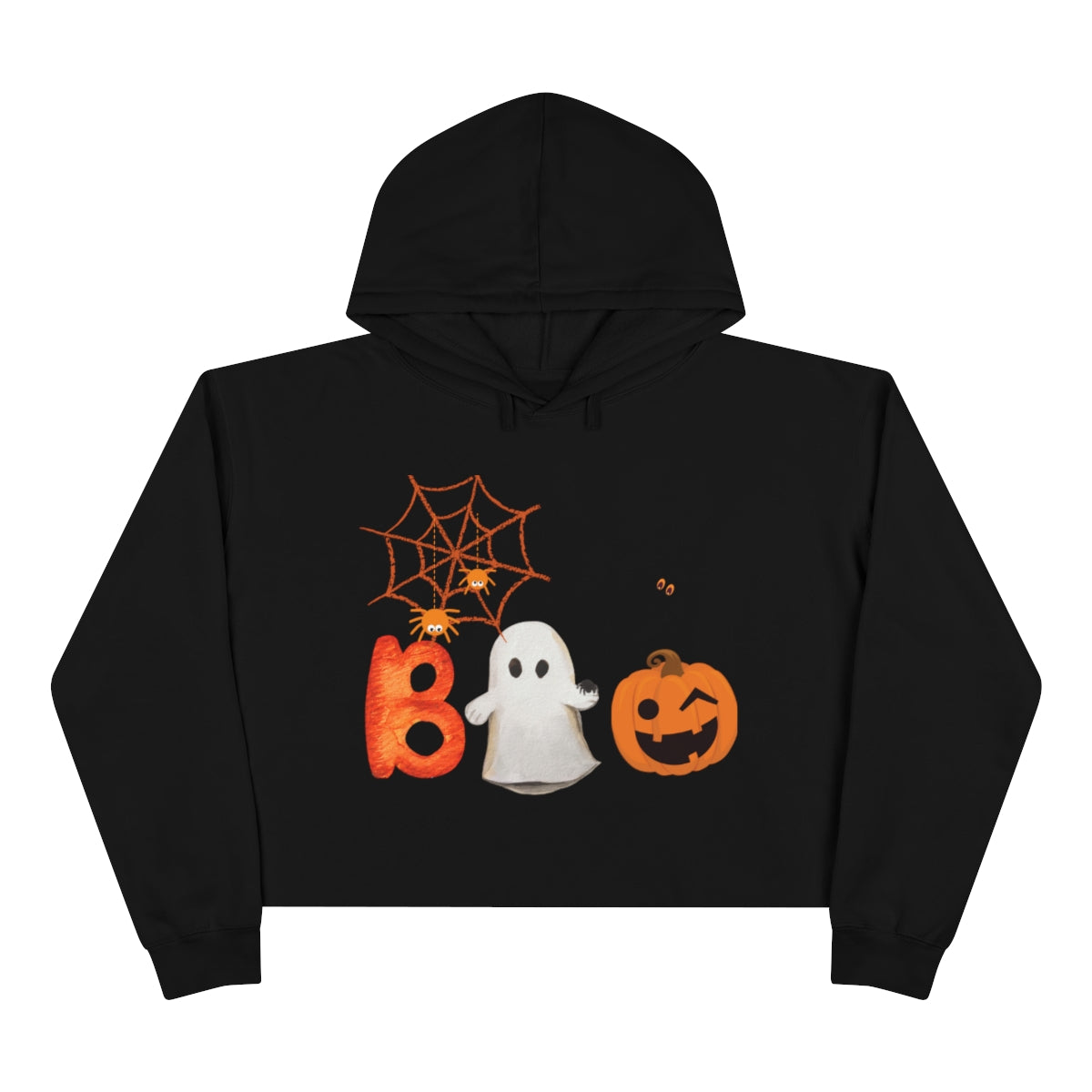 BOO Crop Hoodie