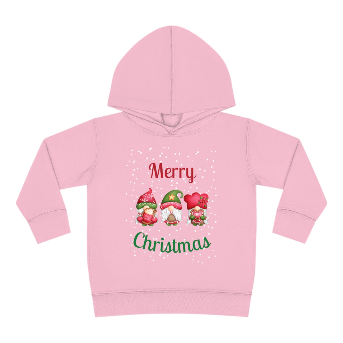 Three Gnomes Merry Christmas Toddler Pullover Fleece Hoodie