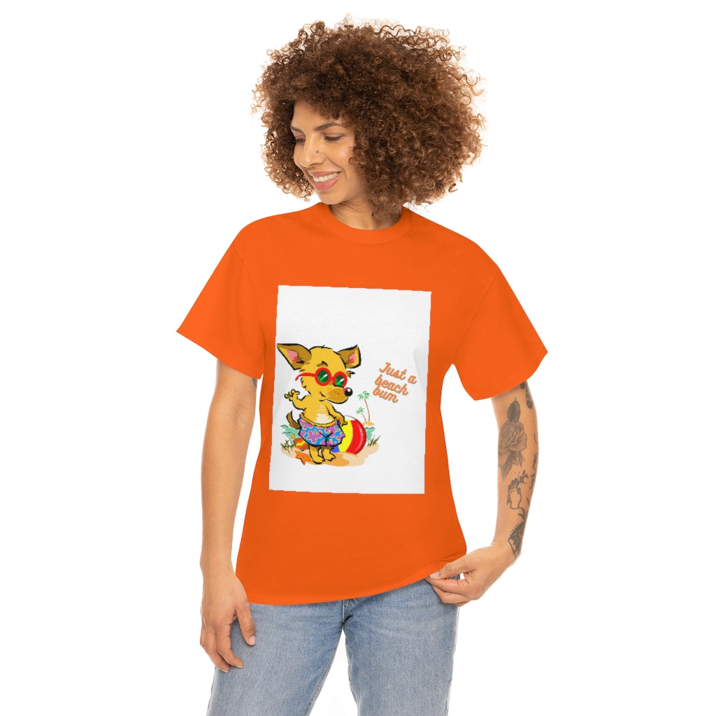 Just A Beach Bum Unisex Heavy Cotton Tee
