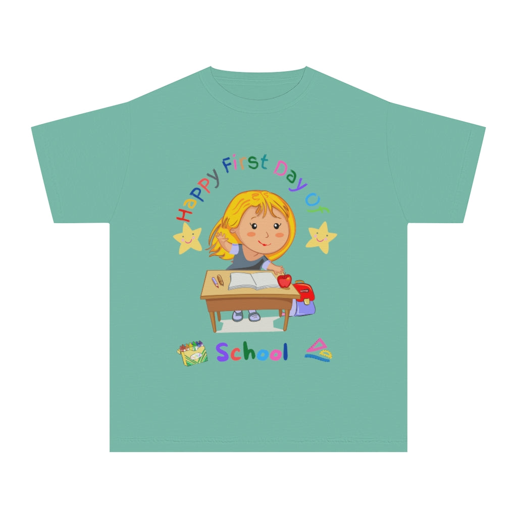 Happy First Day of School Youth Midweight Tee