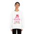 Love Is Snuggles & Cuddles Unisex Heavy Blend™ Crewneck Sweatshirt