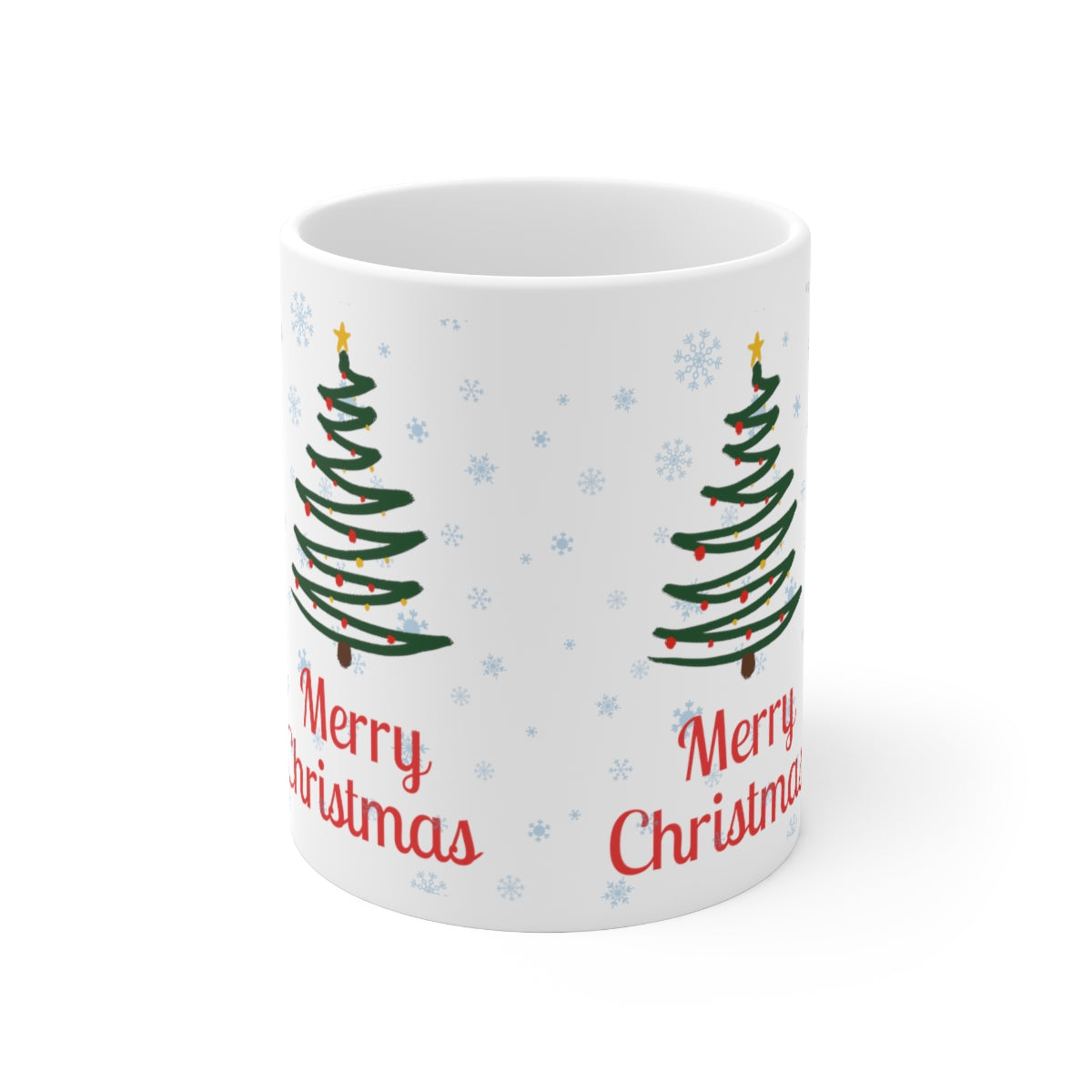 Merry Christmas Tree Ceramic Mug 11oz