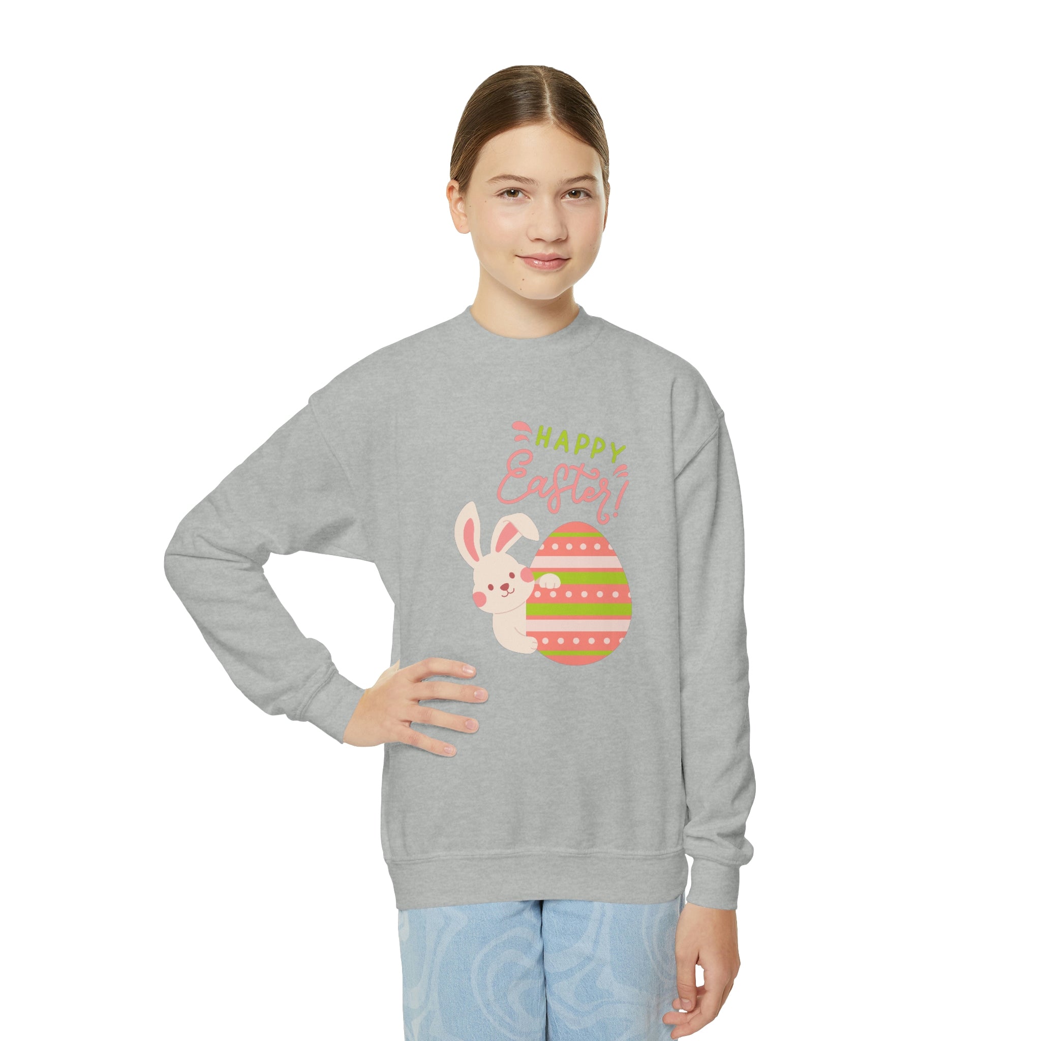 Easter Egg Youth Crewneck Sweatshirt