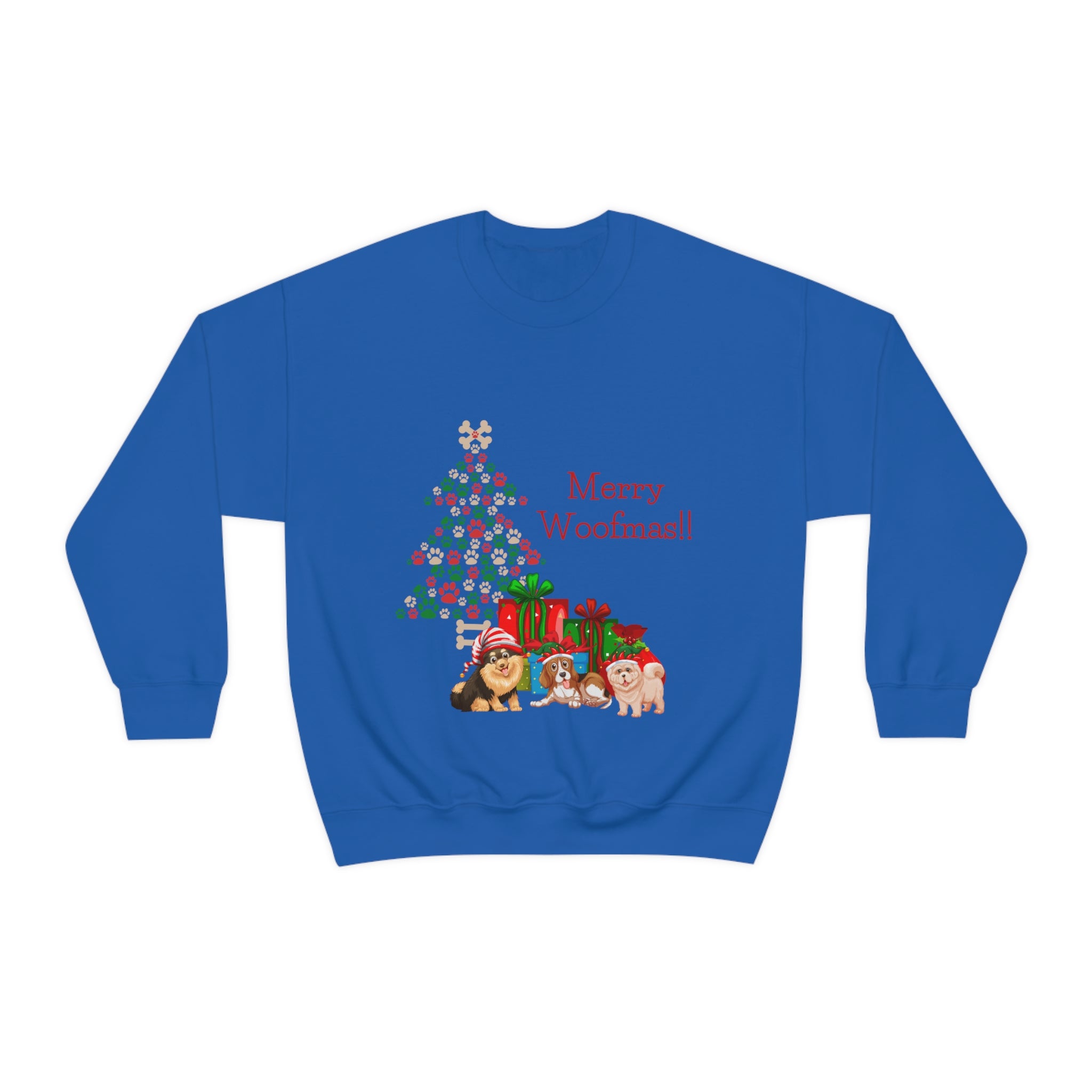 Merry Woolfmas Unisex Heavy Blend™ Crewneck Sweatshirt